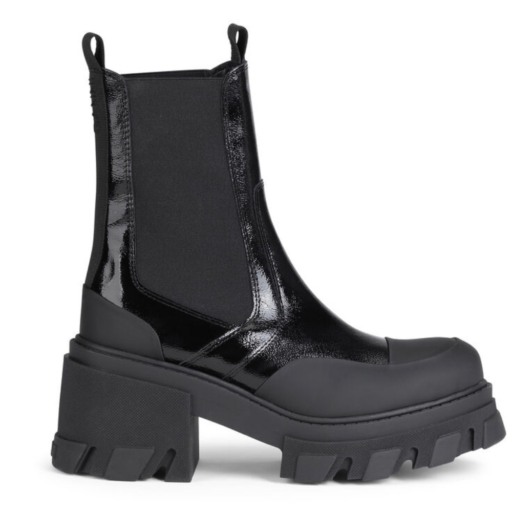 Ganni | Cleated Heeled Boot | size 36, new in box